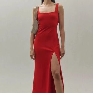 BHLDN Mauve Bridesmaid Dress